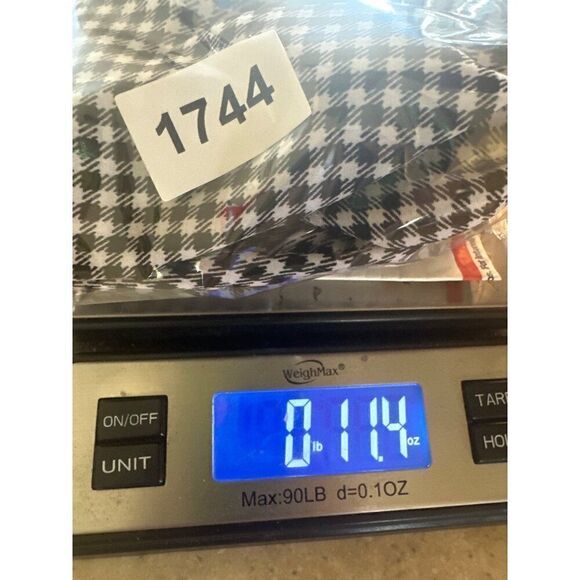 NWT ELLE™ Print Fit & Flare Dress-Black Twill Check-XL - Picture 15 of 15